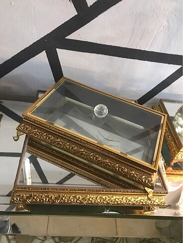 Ahşap desenli Sunumluk