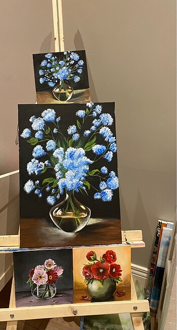 35x50 çiçek tablo