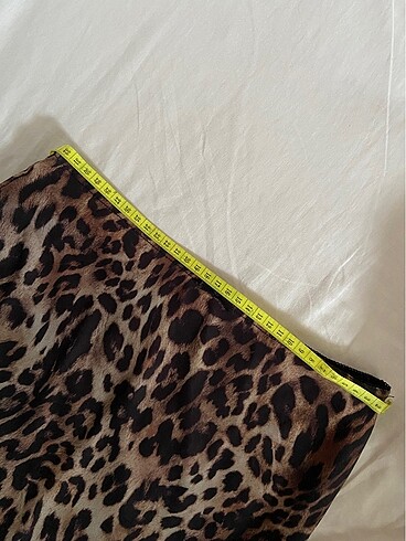 s Beden Leopar Desenli Etek