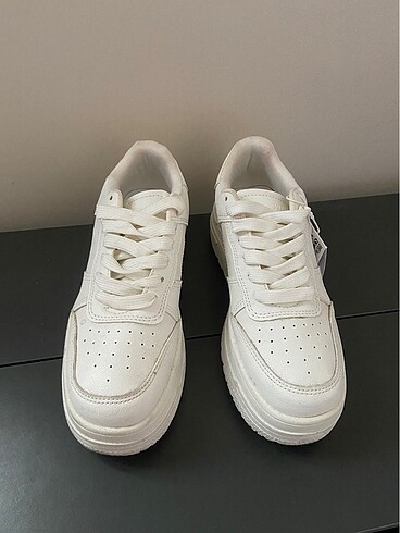 Bershka Bershka Platform Beyaz Spor Ayakkabı