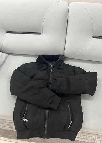 Siyah Kürklü Erkek Mont - Görsel 2