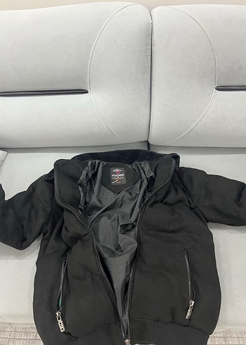 Siyah Kürklü Erkek Mont - Görsel 3