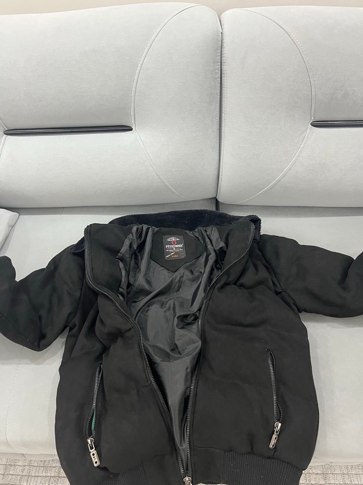 Siyah Kürklü Erkek Mont - Görsel 3