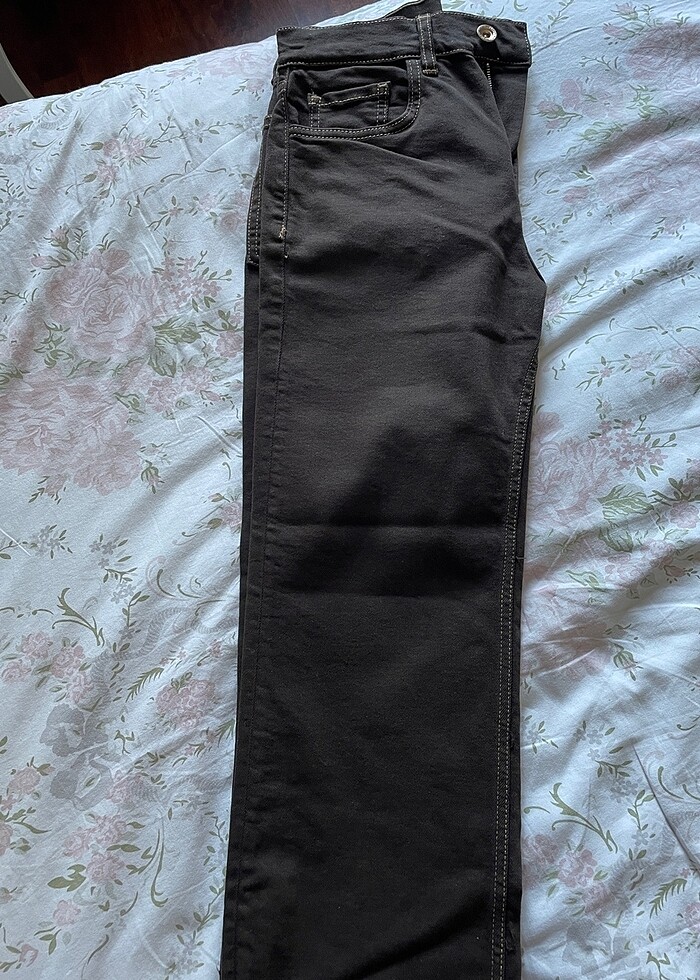 Zara kahverengi jean - Görsel 2