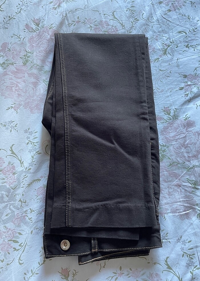 Zara kahverengi jean - Görsel 4