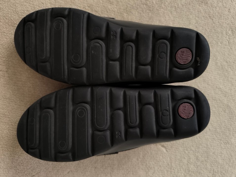 Klasik Siyah Deri Tokalı Erkek çocuk Ayakkabı - Görsel 3