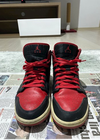 Air Jordan 1 Mid Alternate Bred - Görsel 6