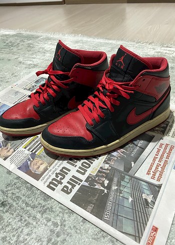 Air Jordan 1 Mid Alternate Bred - Görsel 5