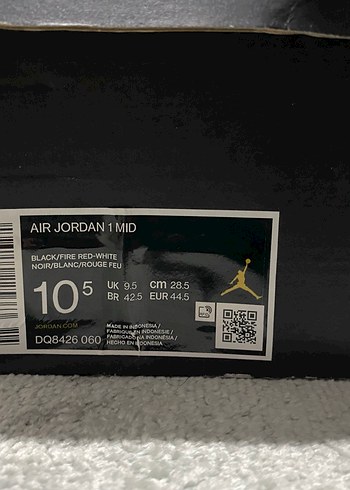 Air Jordan 1 Mid Alternate Bred - Görsel 4