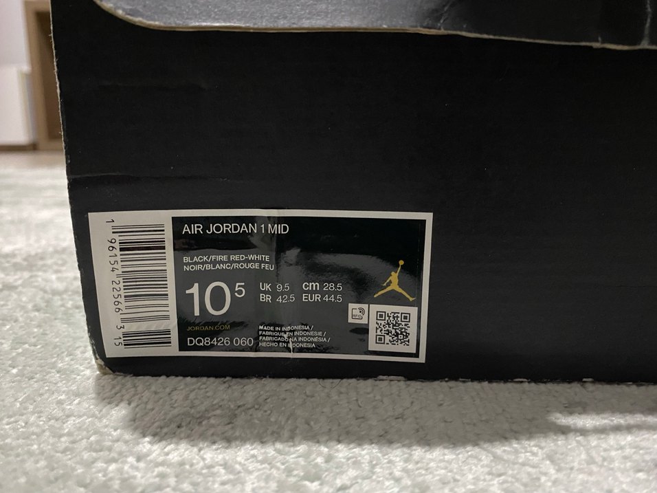 Air Jordan 1 Mid Alternate Bred - Görsel 4