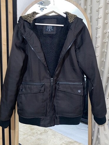 bershka siyah mont