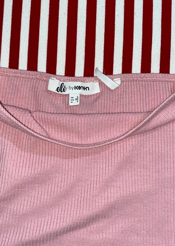 Pembe mini üst - Görsel 3