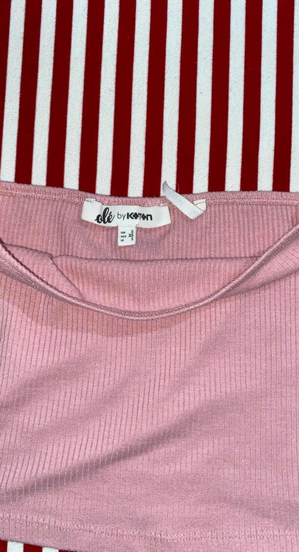 Pembe mini üst - Görsel 3