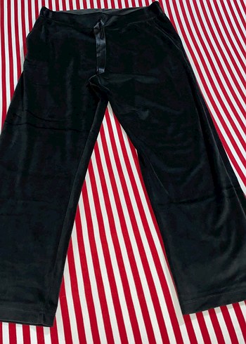 Kadın Siyah Kadife eşofman - Görsel 3