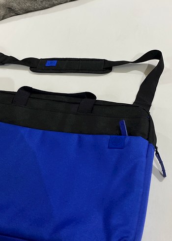 Kemerli Lacivert Kadın Laptop Çantası - Görsel 2