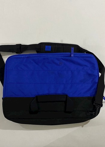 Kemerli Lacivert Kadın Laptop Çantası - Görsel 3