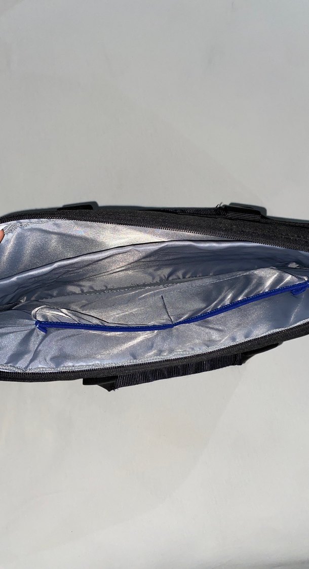 Kemerli Lacivert Kadın Laptop Çantası - Görsel 4