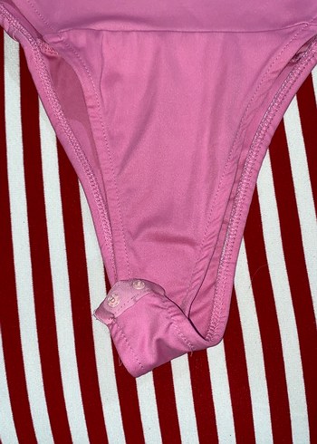 Pembe Kolsuz Kız Body - Görsel 3