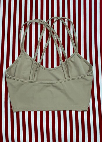 Bej Sporcu Bralet - Görsel 3