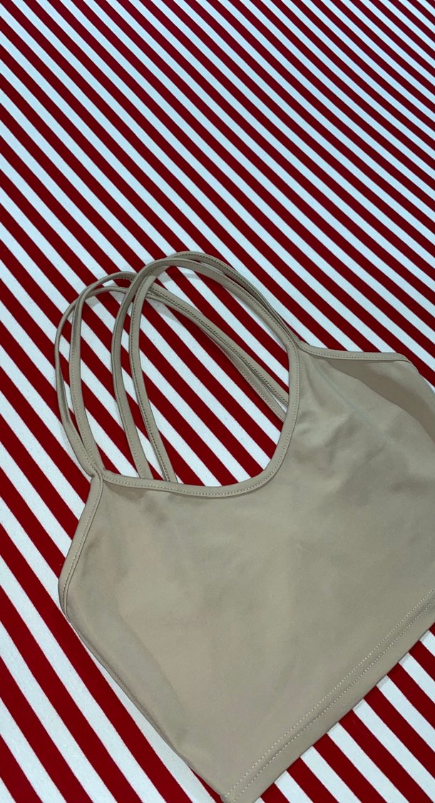 Bej Sporcu Bralet - Görsel 2