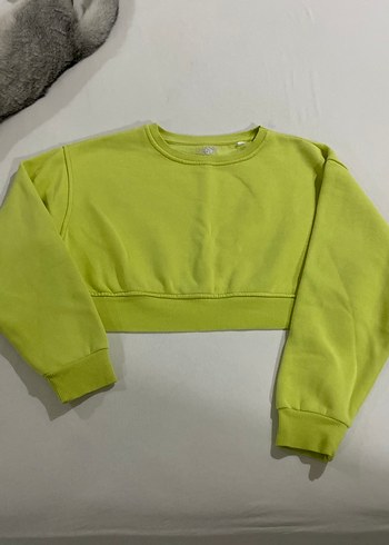 Sarı Midi Kadın Sweatshirt - Görsel 2