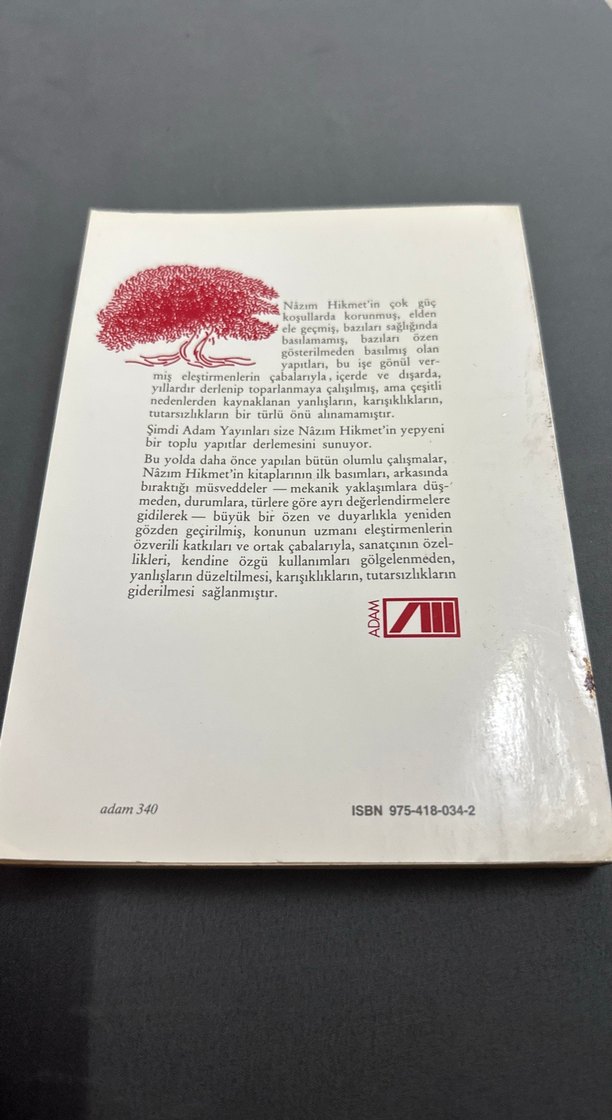 Nazım Hikmet Son Şiirleri Kitabı - Görsel 2