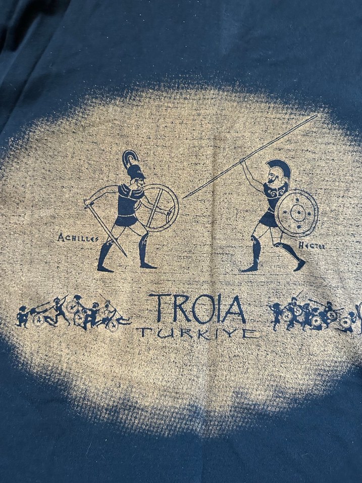 Erkek Kahverengi Baskılı Pamuk Tişört - Görsel 3