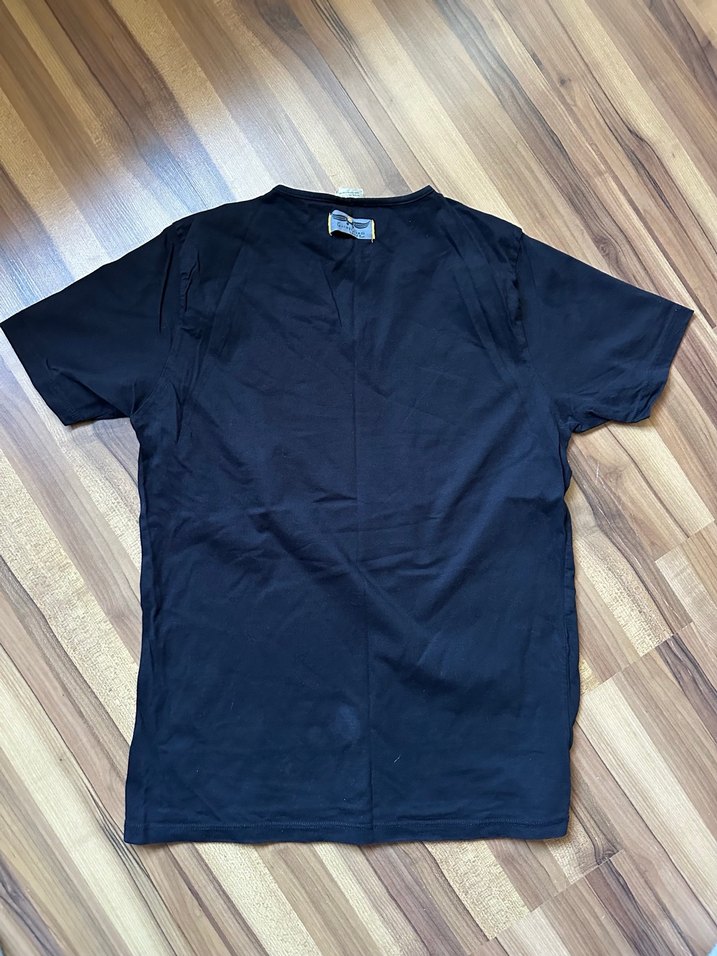 Erkek Kahverengi Baskılı Pamuk Tişört - Görsel 2