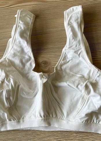 Beyaz Spor Sütyen Rahat Kesim - Görsel 4