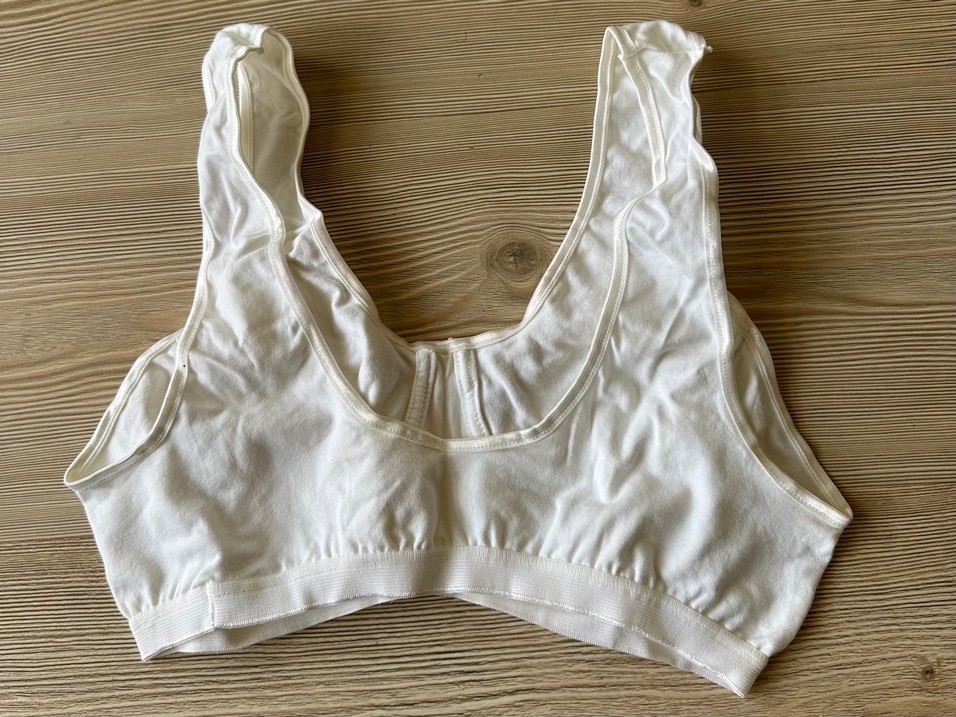 Beyaz Spor Sütyen Rahat Kesim - Görsel 5