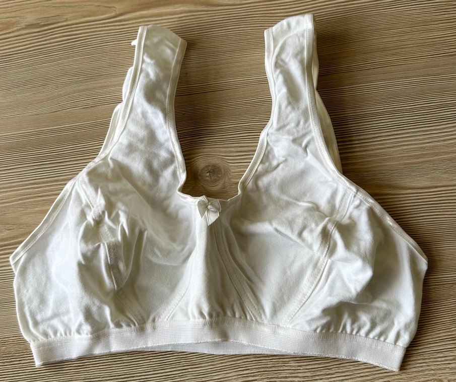 Beyaz Spor Sütyen Rahat Kesim - Görsel 4