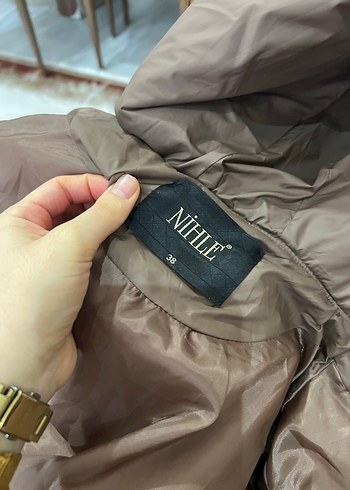 Nihle Kahverengi Uzun Kışlık Kadın Mont - Görsel 7