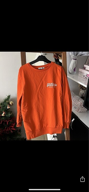 turuncu sweatshirt