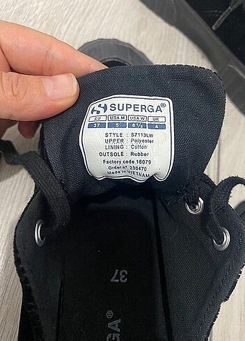 37 Beden Orjinal Superga Ayakkabı (Acil Satılık)