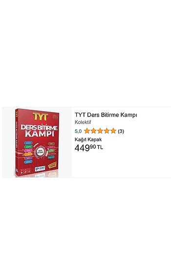 Tyt ders bitirme kampı