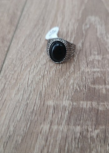Siyah Taşlı Erkek Bohem Yüzük