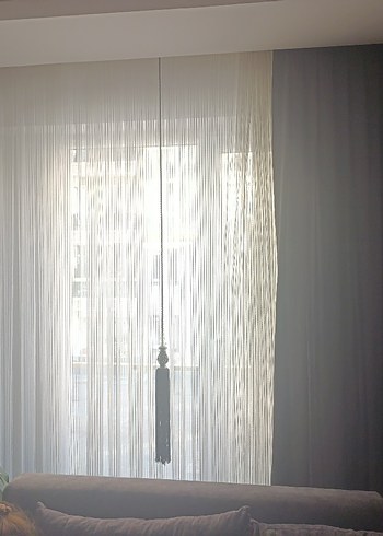 antrasit gri Modern Fon Perde - Görsel 2