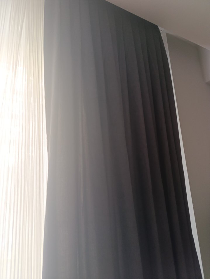 antrasit gri Modern Fon Perde - Görsel 3