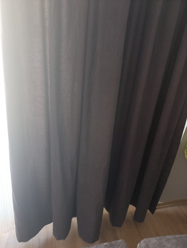 antrasit gri Modern Fon Perde - Görsel 4