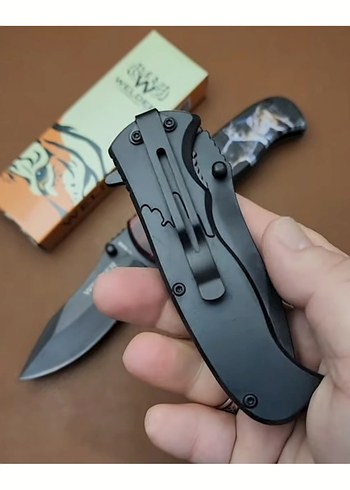 Kurt Figürlü Katlanır Bıçak welder - Görsel 2