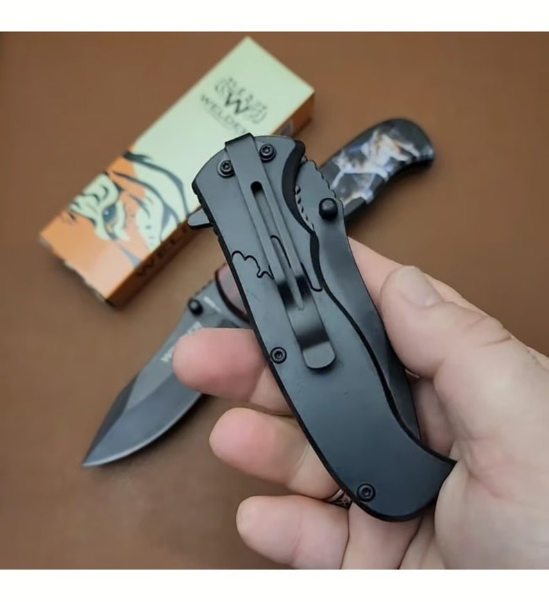 Kurt Figürlü Katlanır Bıçak welder - Görsel 2