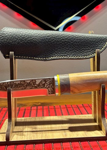 Ahşap Saplı Altın Renkli Çakı - Görsel 2