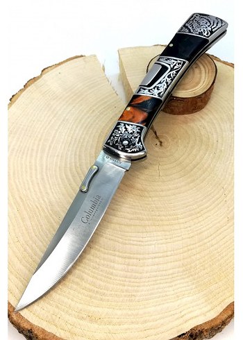 Columbia İşlemeli Siyah Bıçak - Görsel 2