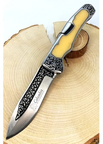 Columbia İşlemeli Siyah Bıçak - Görsel 3