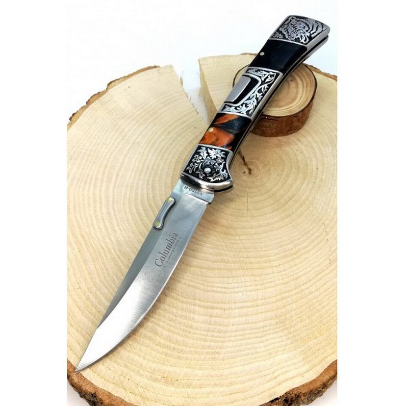Columbia İşlemeli Siyah Bıçak - Görsel 2