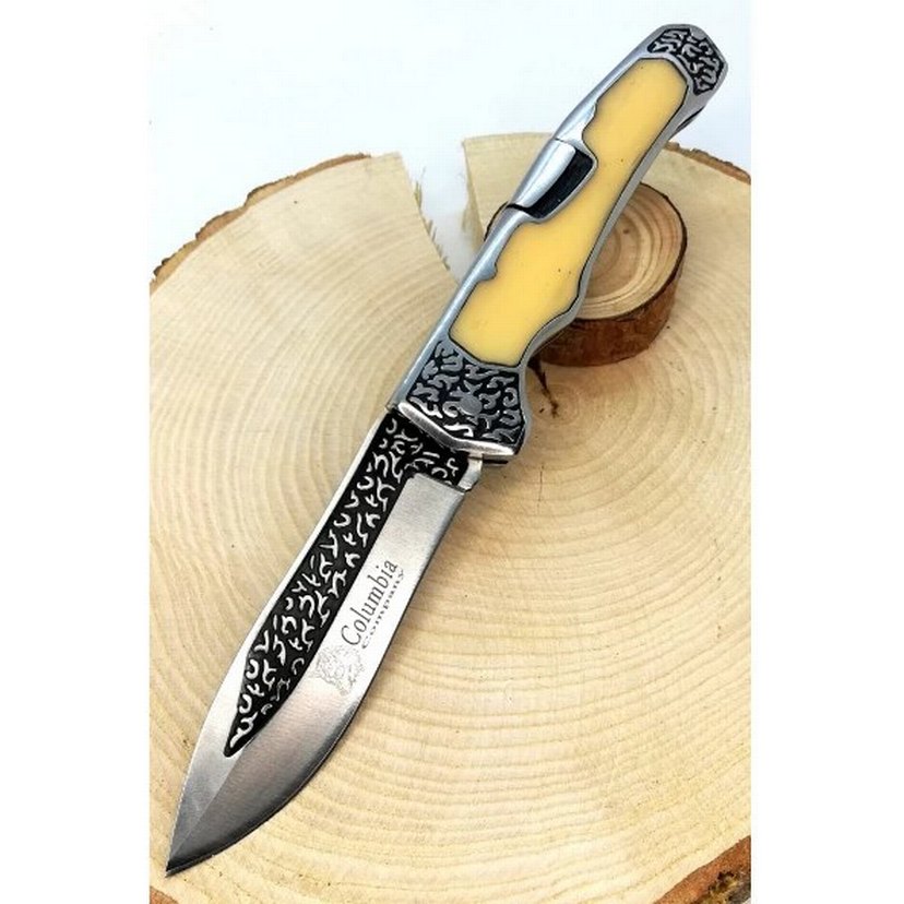 Columbia İşlemeli Siyah Bıçak - Görsel 3