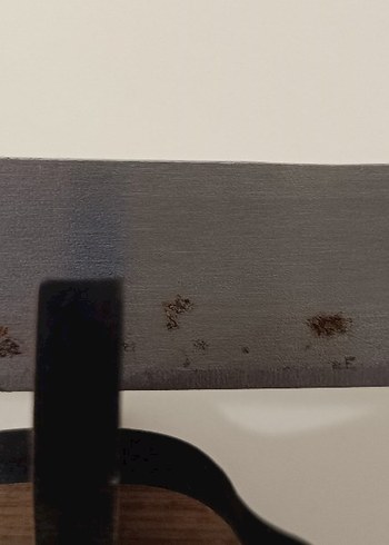 Bej ve Gri Ahşap Saplı Bıçak - Görsel 3