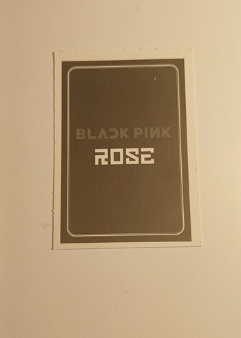 Rose photocard - Görsel 2