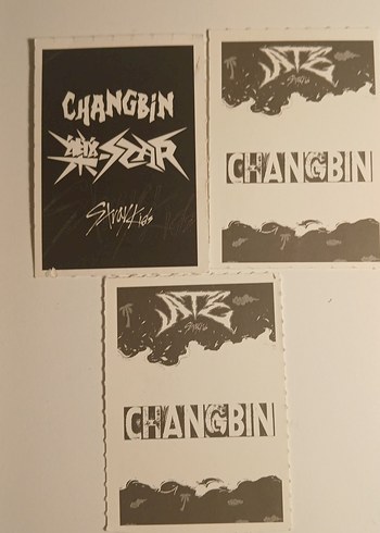 3 adet Chagbin photocard - Görsel 2