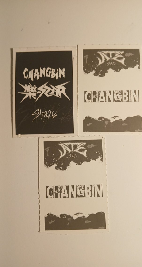 3 adet Chagbin photocard - Görsel 2